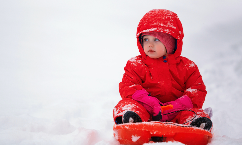 Babyhotel im Winter